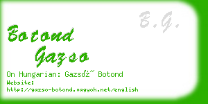 botond gazso business card